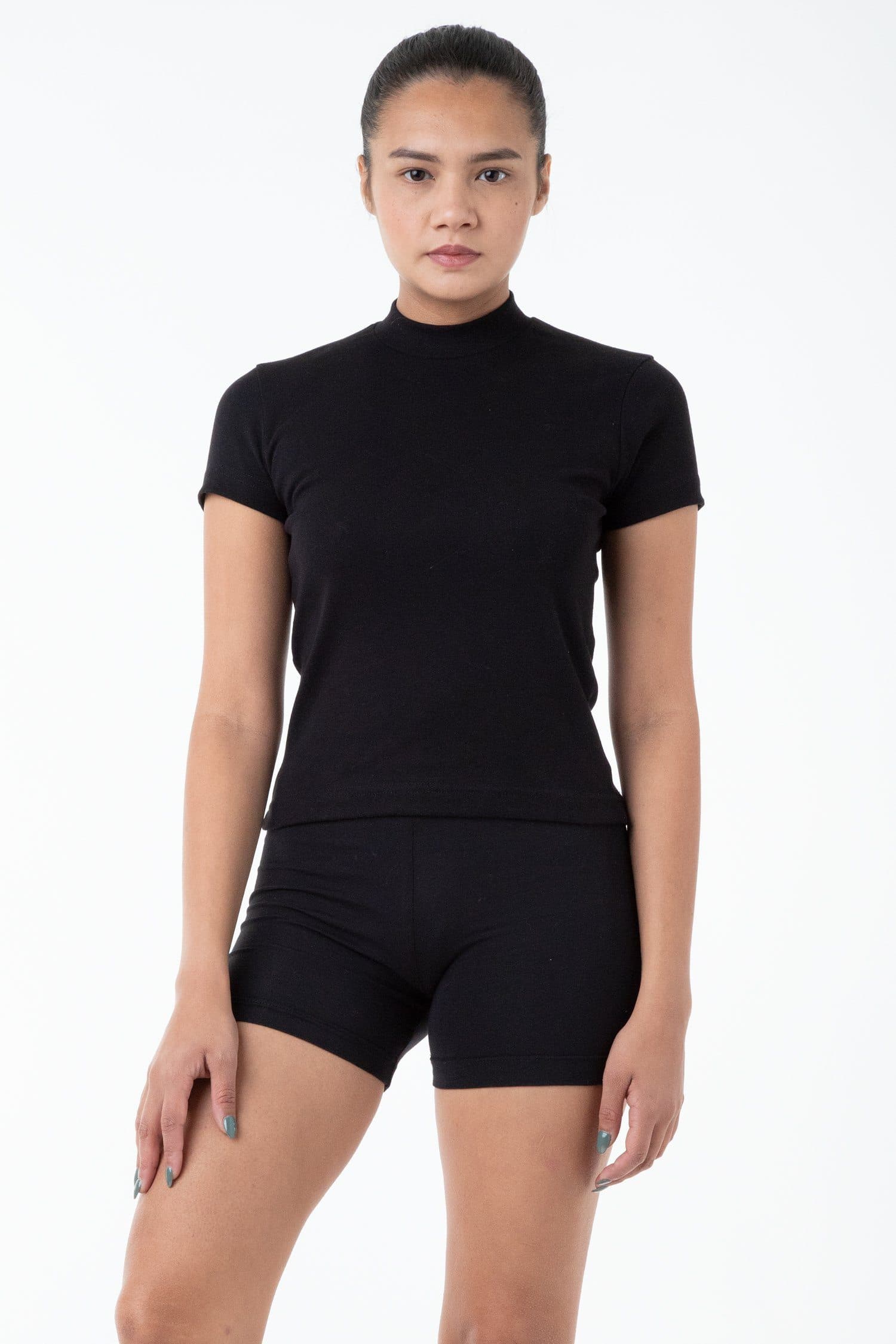 BABY RIB MOCKNECK TEE 10
