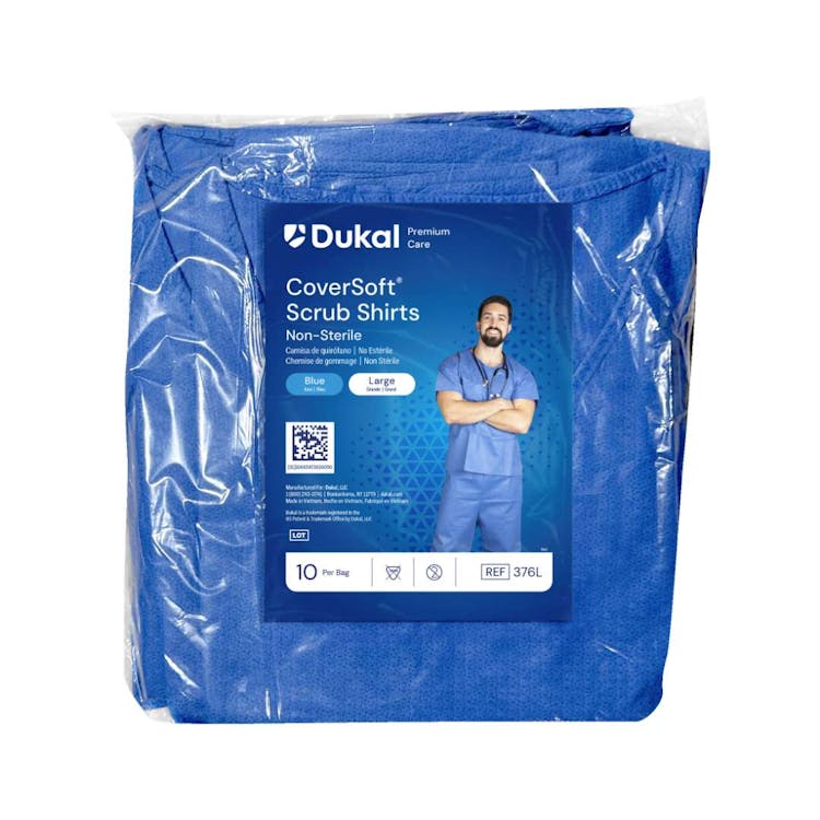 Scrub Shirt Blue - Large 2