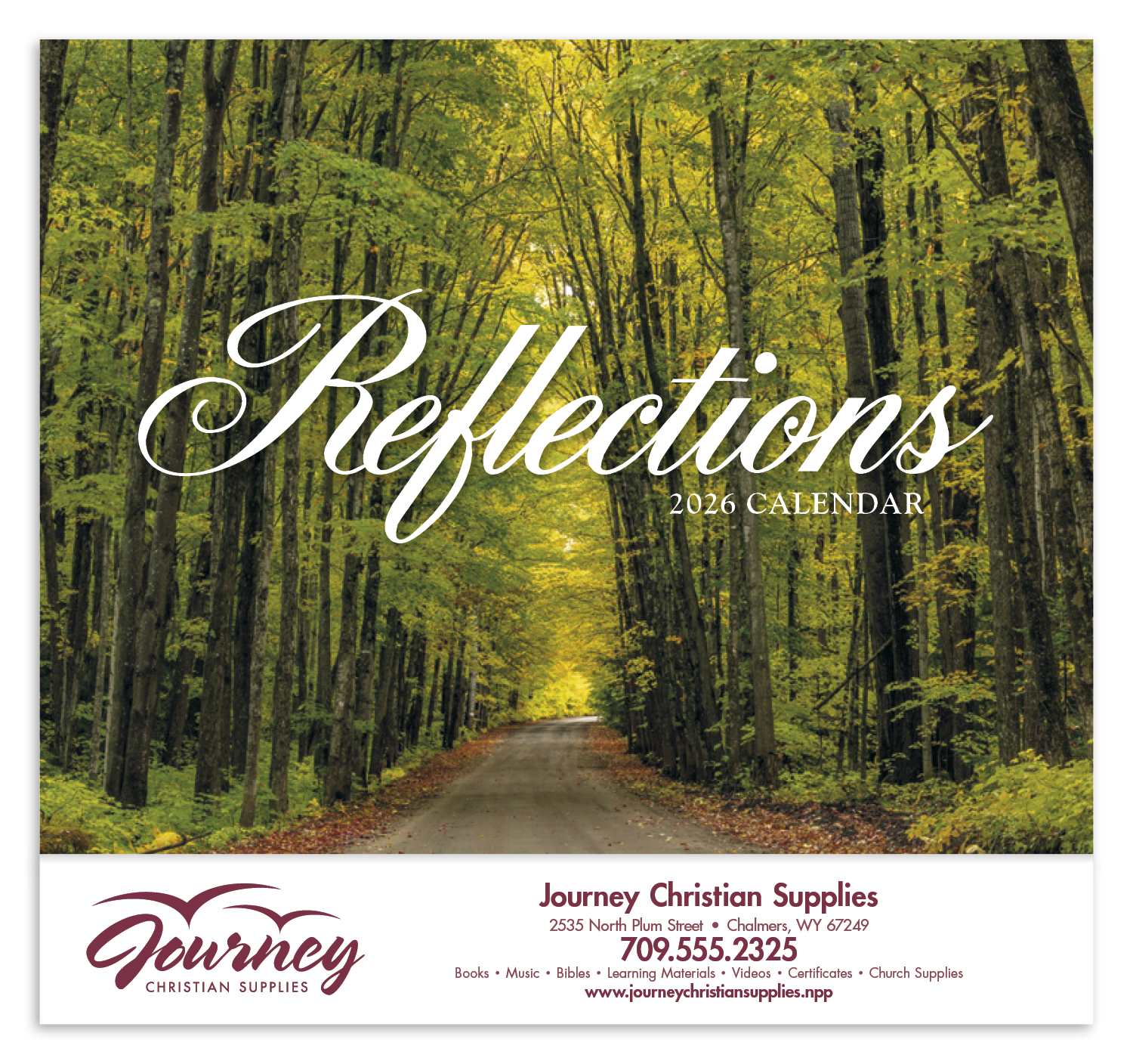 HotLine® Products Reflections (Non-Denominational) Appointment Calendar - Stapled 10