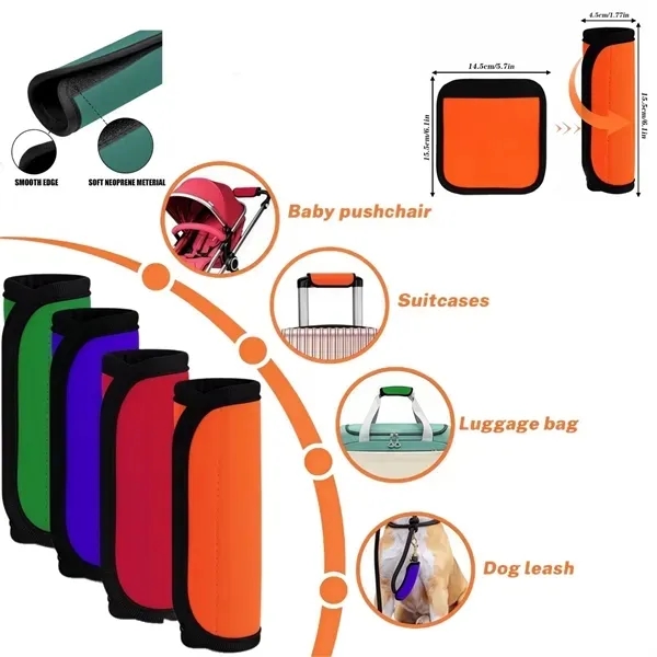 Neoprene Luggage Handle Covers 4