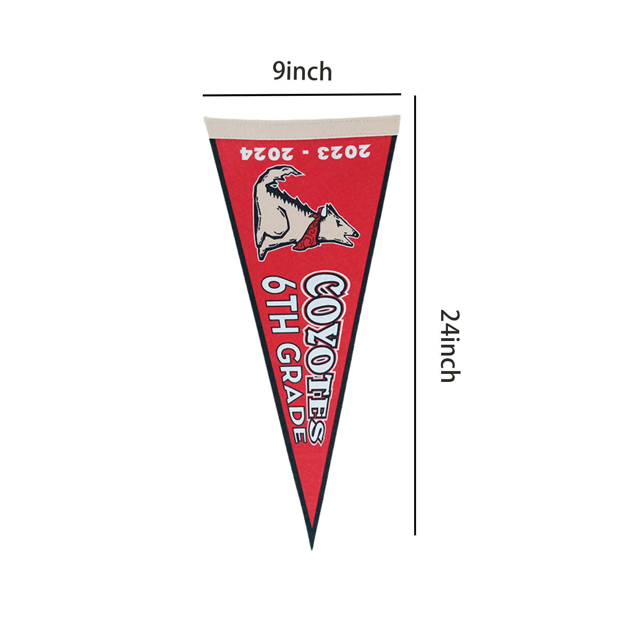 Heat Transfer Felt Pennant Flag 3