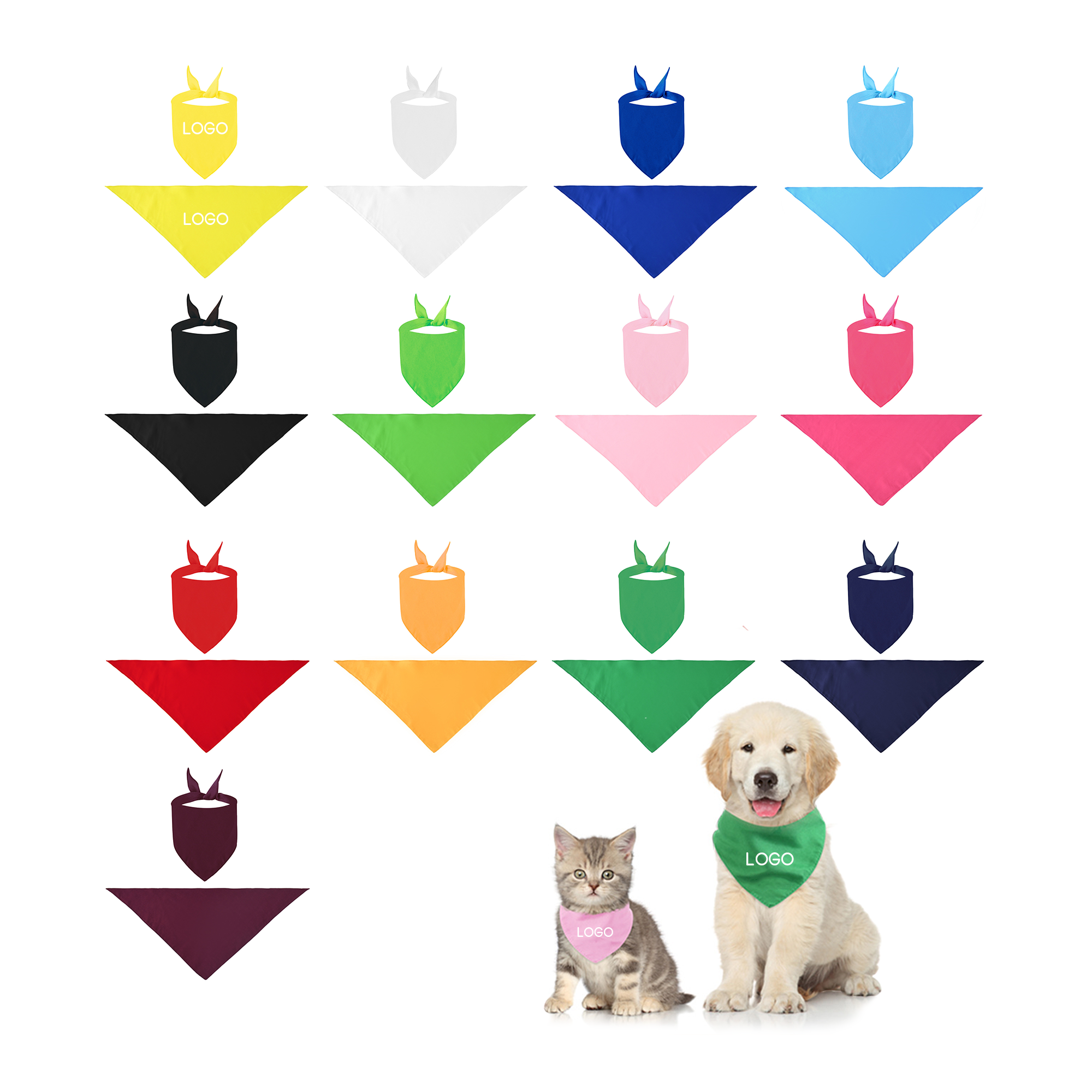 Pet Bandanas for Dogs and Cats 2