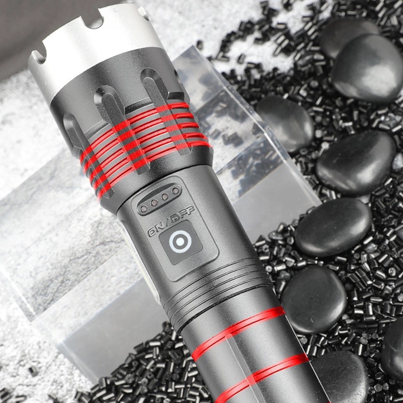 Custom Rechargeable Zoomable Flashlights 3