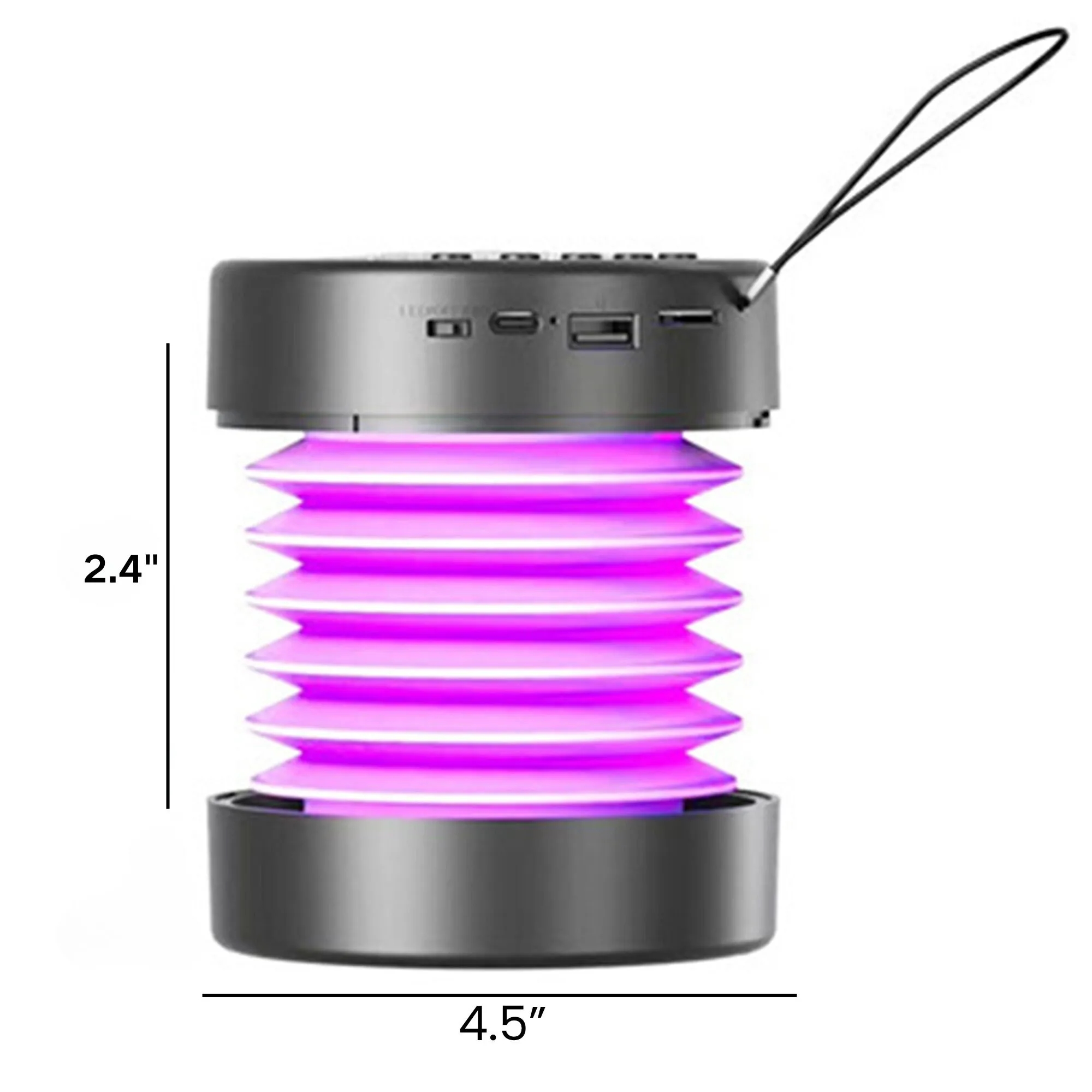 Retractable Portable Mini Bluetooth Speaker 5