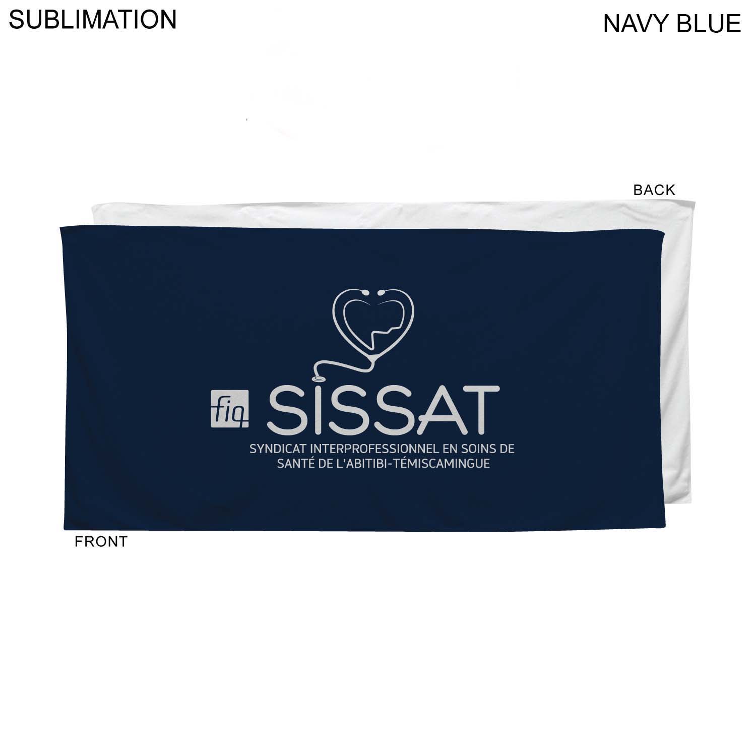 Colored Heavier Plush Velour Terry Cotton Blend Beach Pool Towel, 30x60, Sublimated Edge to Edge 9
