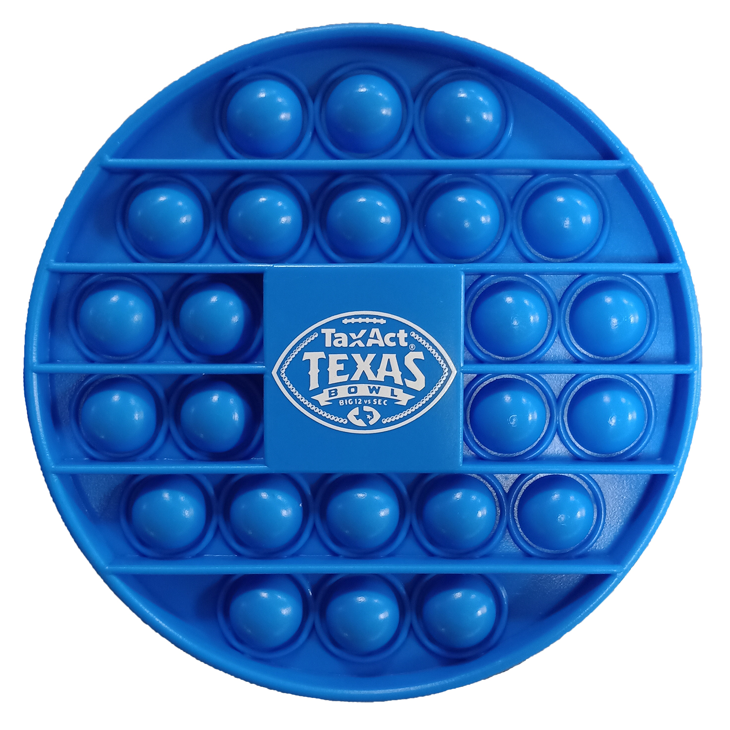 Fidget Popper Round Shaped Board w/ Square Middle Imprint 2
