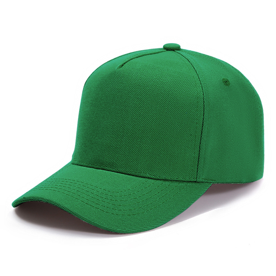 Stock Solid Color Polyester 5-Panel Cap 20