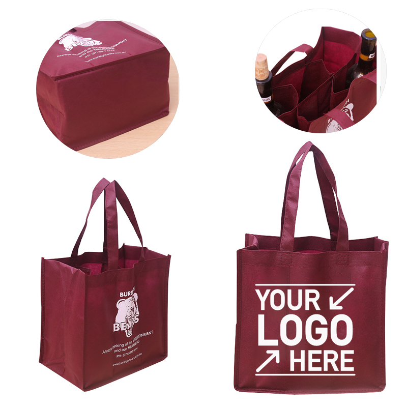 Non Woven 6PCS Wine Tote Bag 2