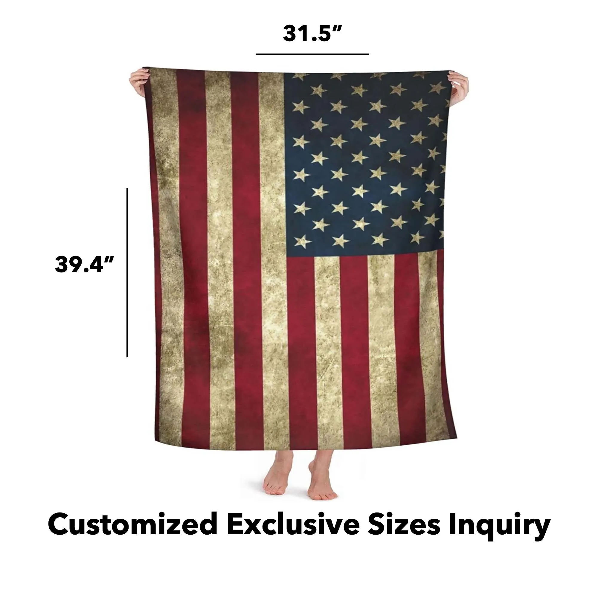 MOQ50 Full-Color Large Rally Support Blanket 2