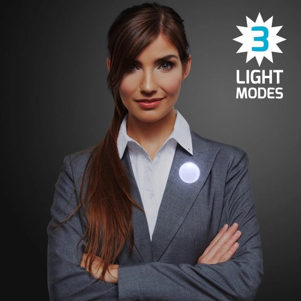 Frosted blinking circle clips 8