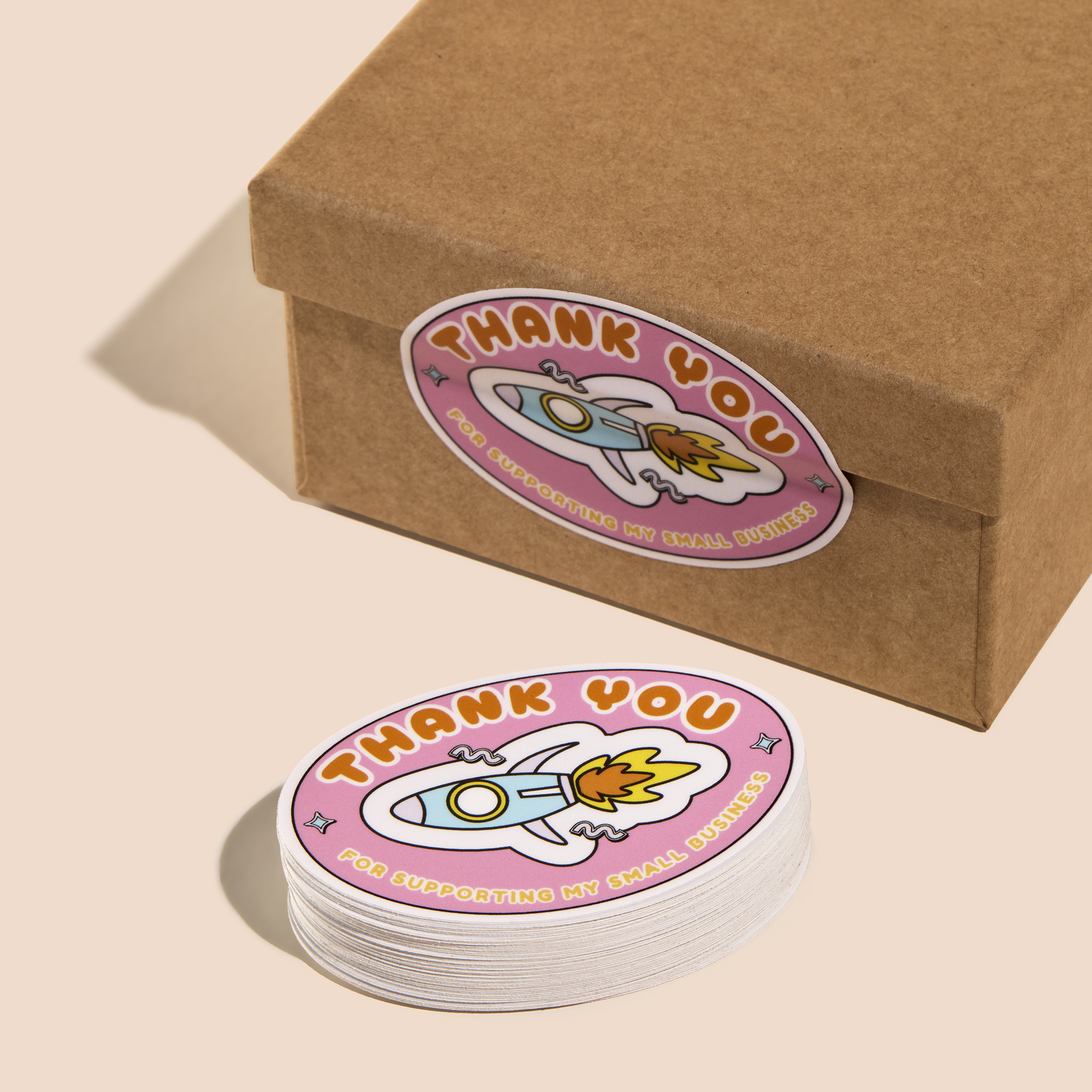 3"x2" Custom Oval Sticker (High Quantity) 1