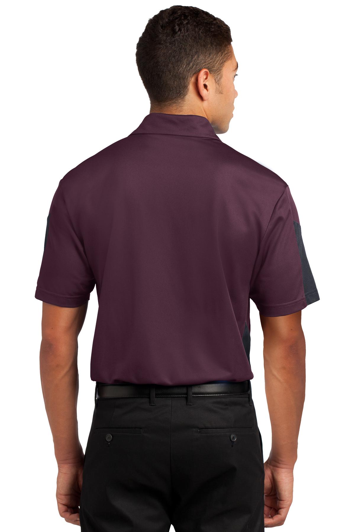 Sport-Tek PosiCharge Active Textured Colorblock Polo. ST695 3