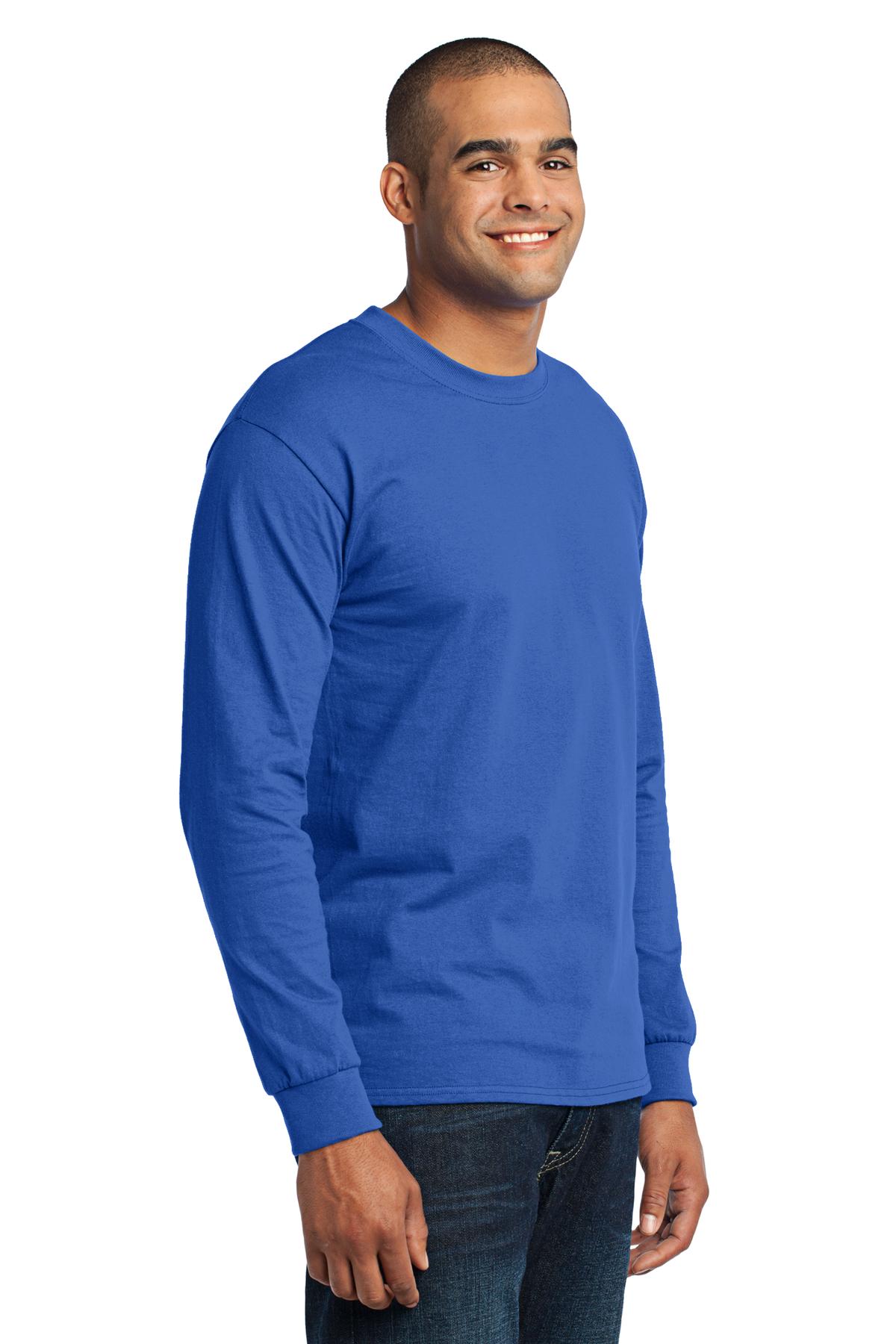 Port & Co Long Sleeve Core Blend Tee. PC55LS 44