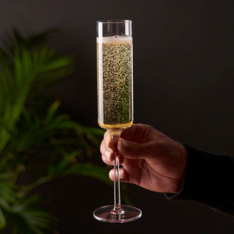 Viski® Laurel Champagne Flute, set of 2 3