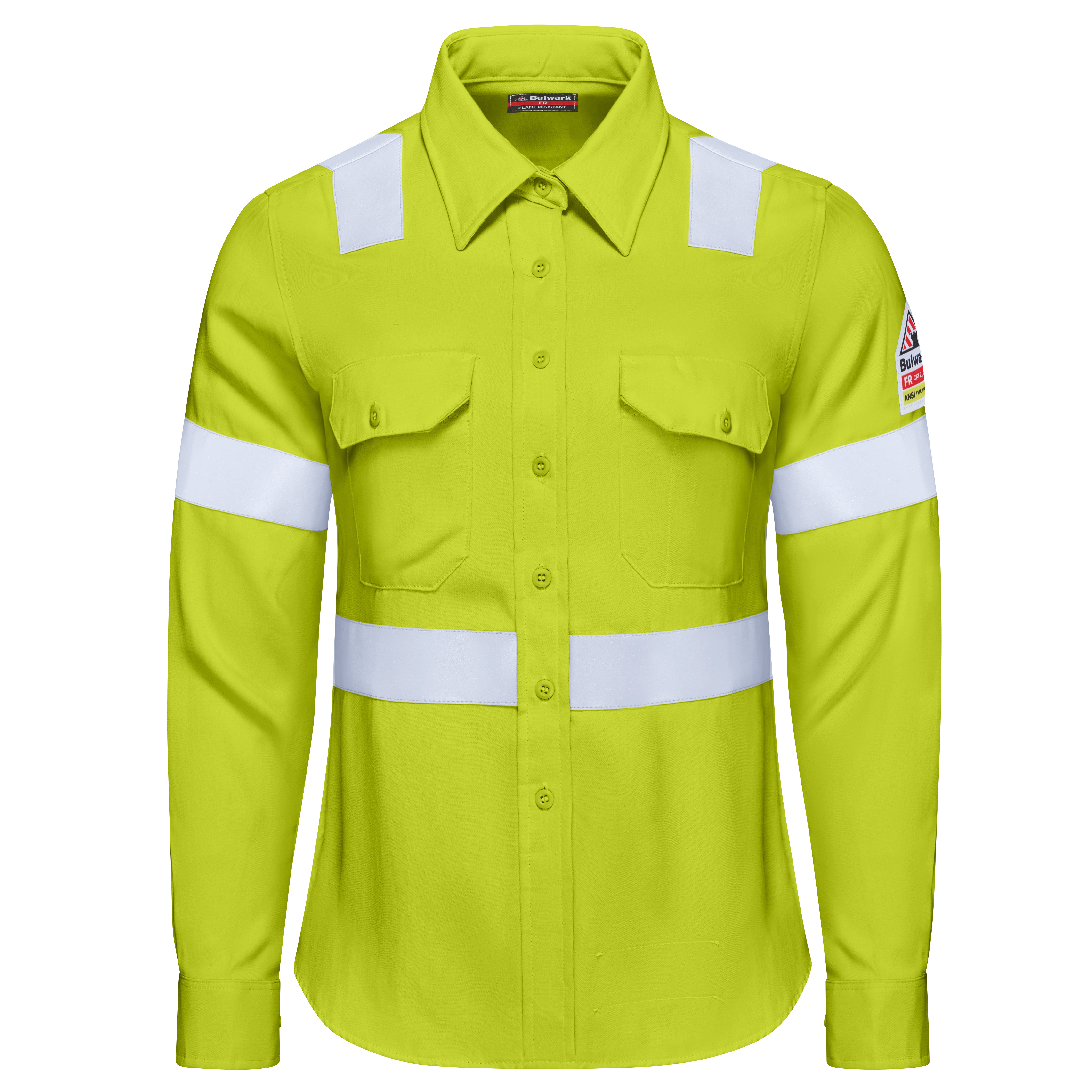 Bulwark® Women's Hi-Visibility Work Shirt 2