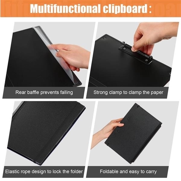Folding Clipboard With Elastic Band 2