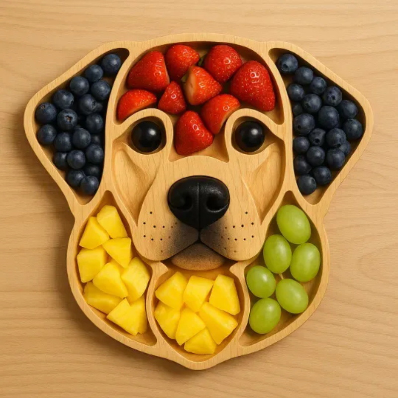 Cute Dog Shape Cheese Board 2