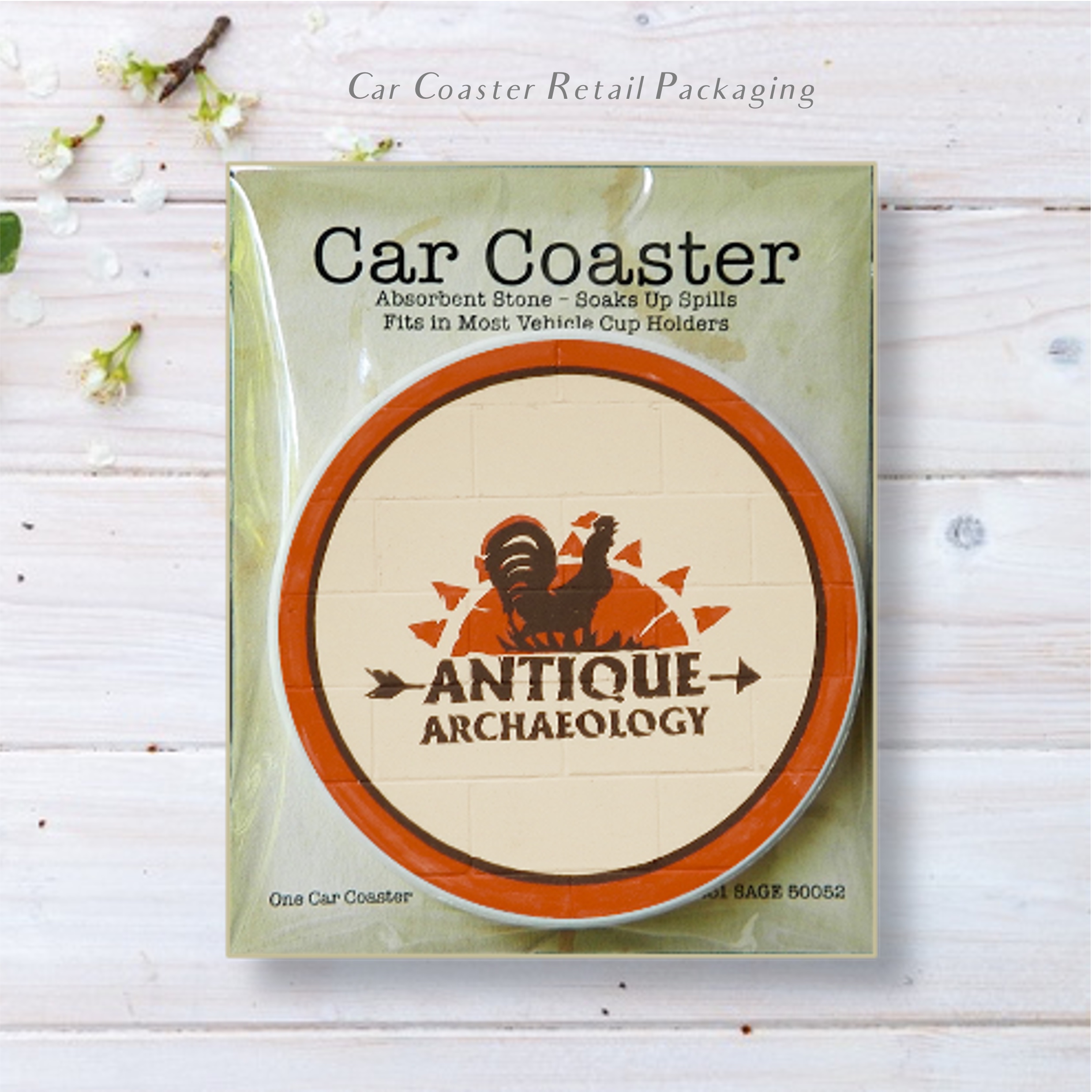 Car Coaster in Retail Packaging 10