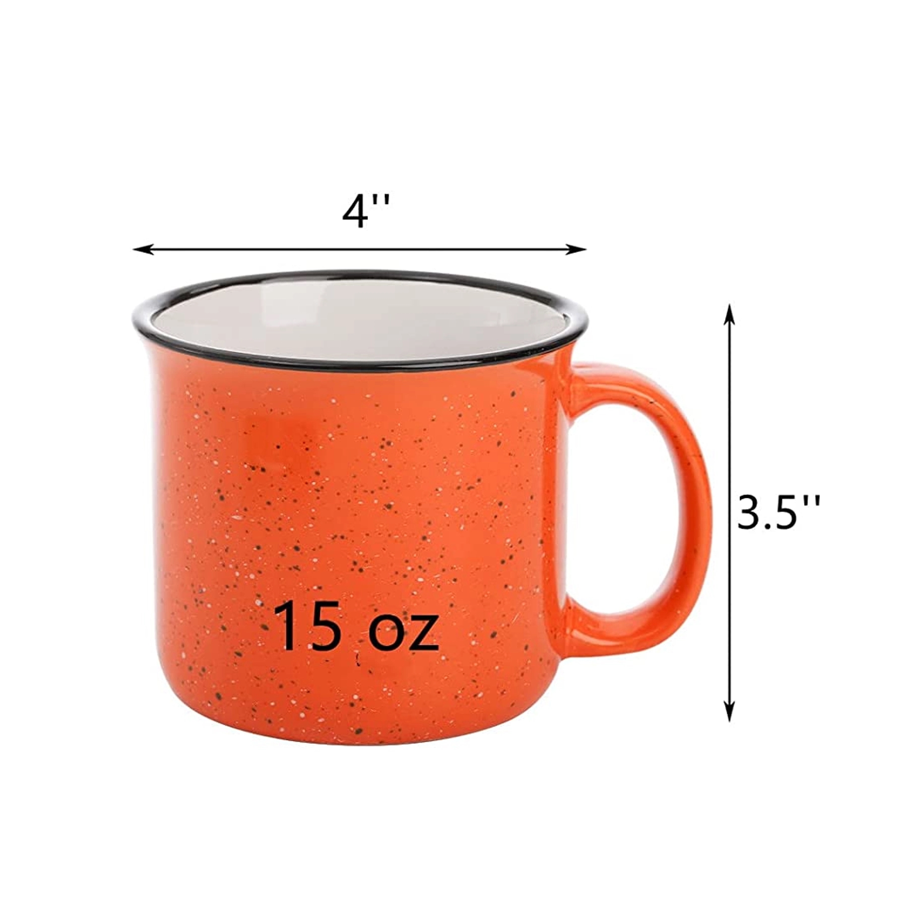 16 oz Ceramic Mug with Handle 3