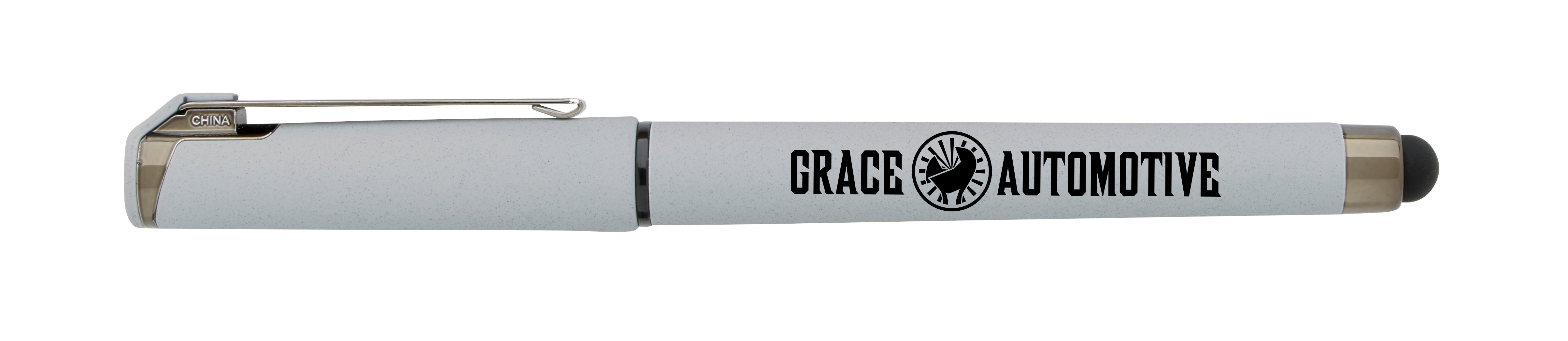 Good Value™ Cali Stylus Gunmetal Suede RABS Pen 124