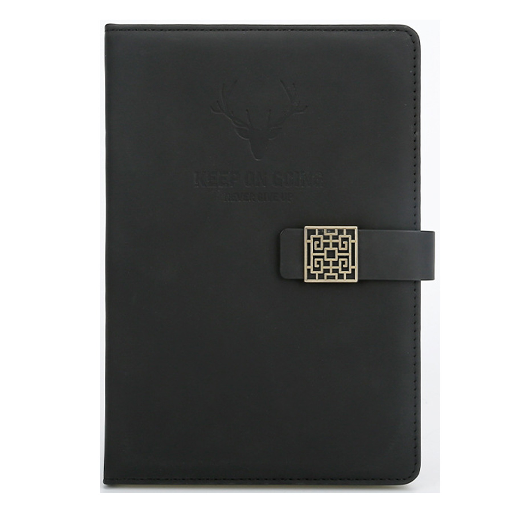 Deer Head Design Pu Leather Hardcover Notebook 5