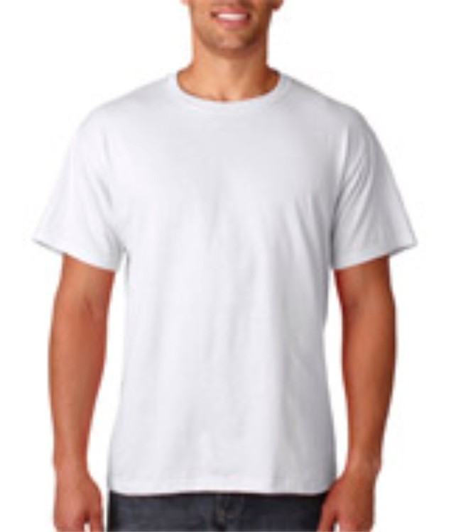 Screen Printed 3930 100% Cotton White T-shirts 1