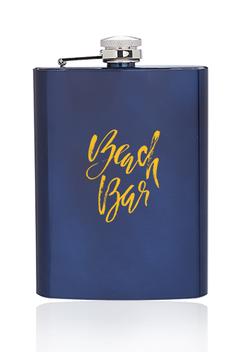 8 oz. Verano Stainless Steel Hip Flasks 8