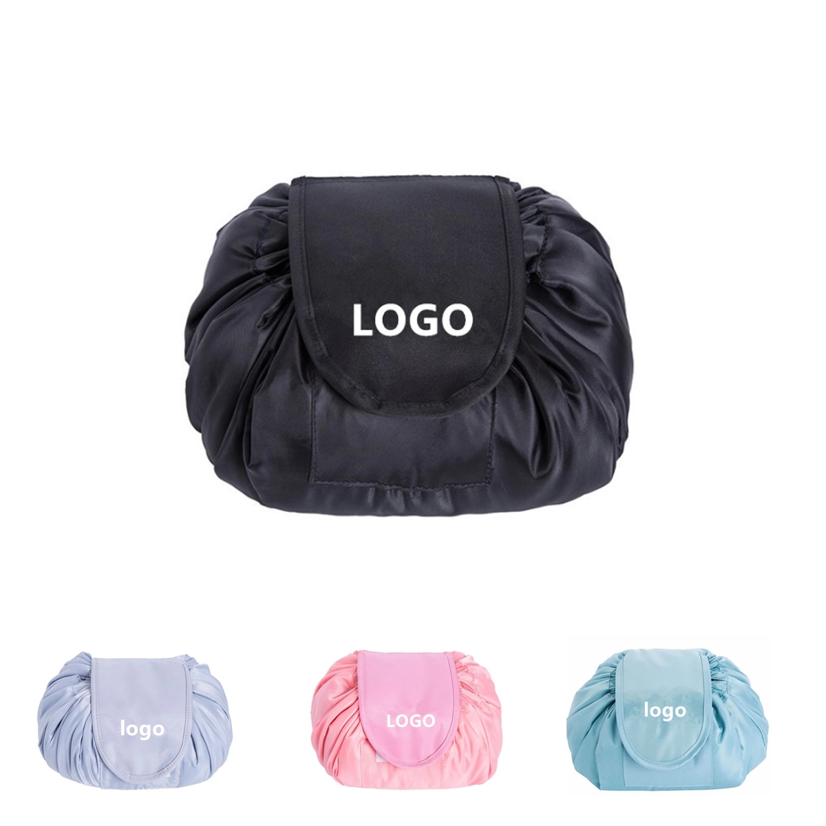 Custom Travel Drawstring Cosmetic Bag Organizer 3