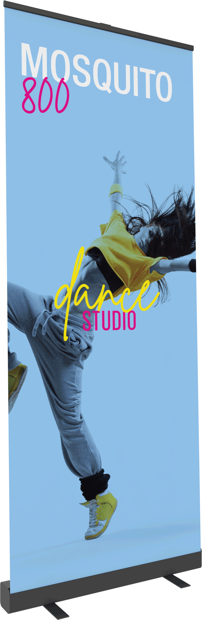 Mosquito 800 Black Retractable Banner Stand