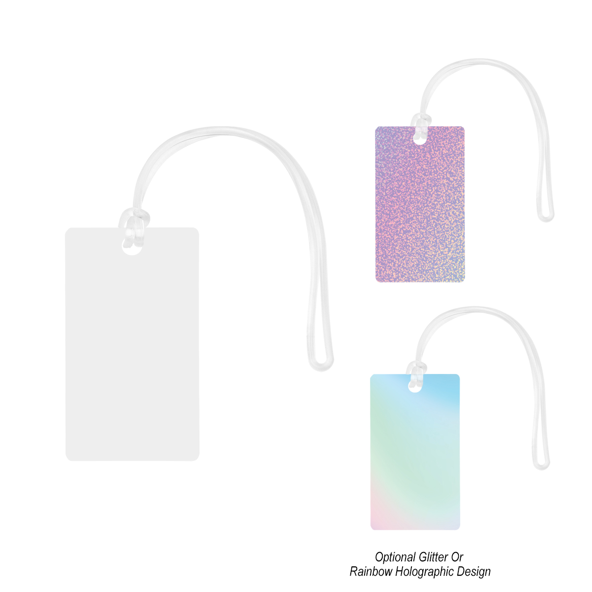 Acrylic Bag Tag - Rectangle 2