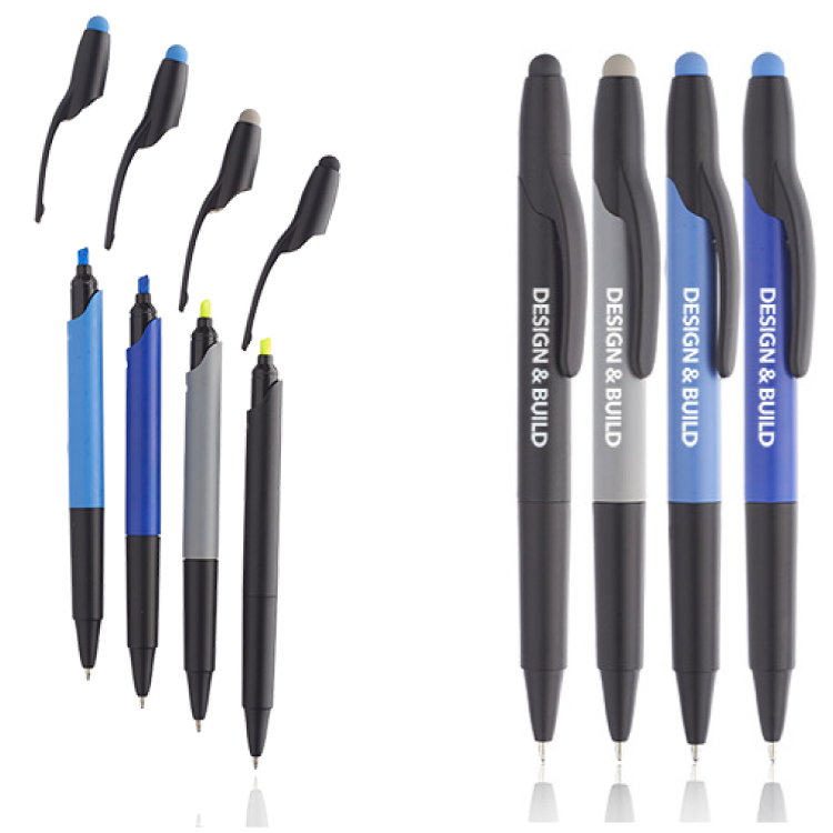 Twist 2-In-1 Plastic Stylus Pen 2