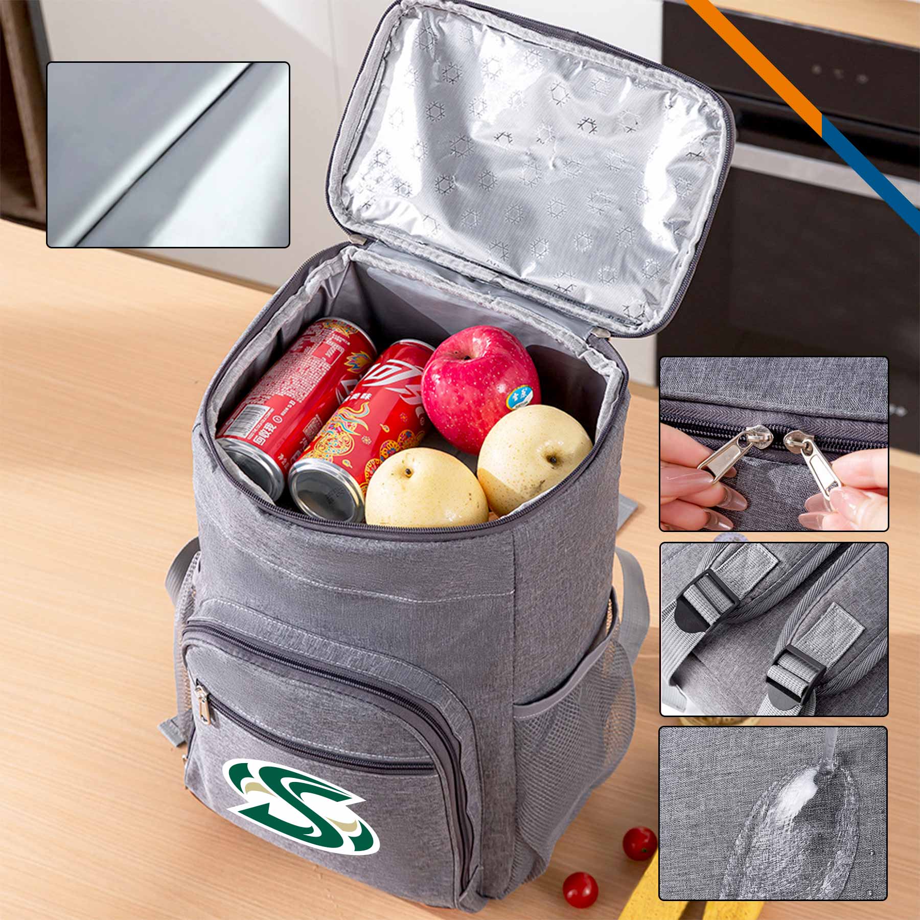 Tipave Outdoor PEVA Cooler Backpack 5