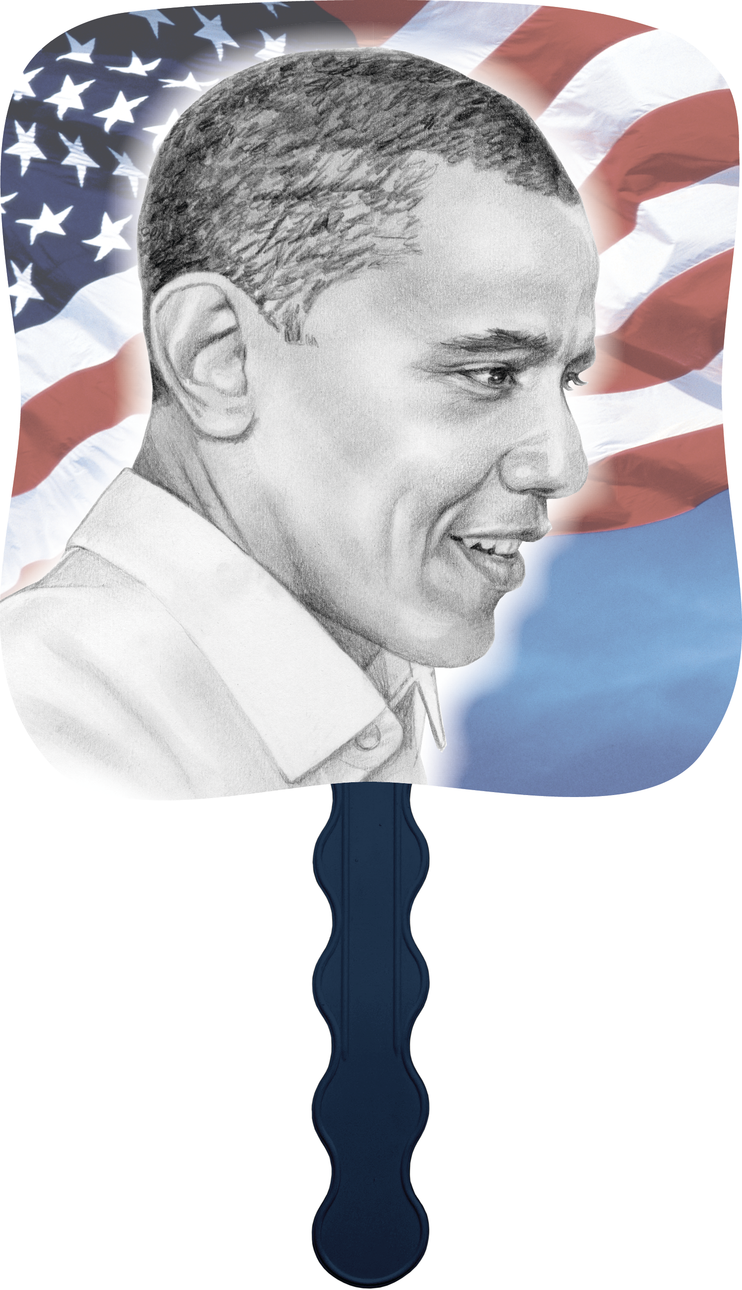 Skinner & Kennedy® President Barack Obama - Pictorial Fan 7