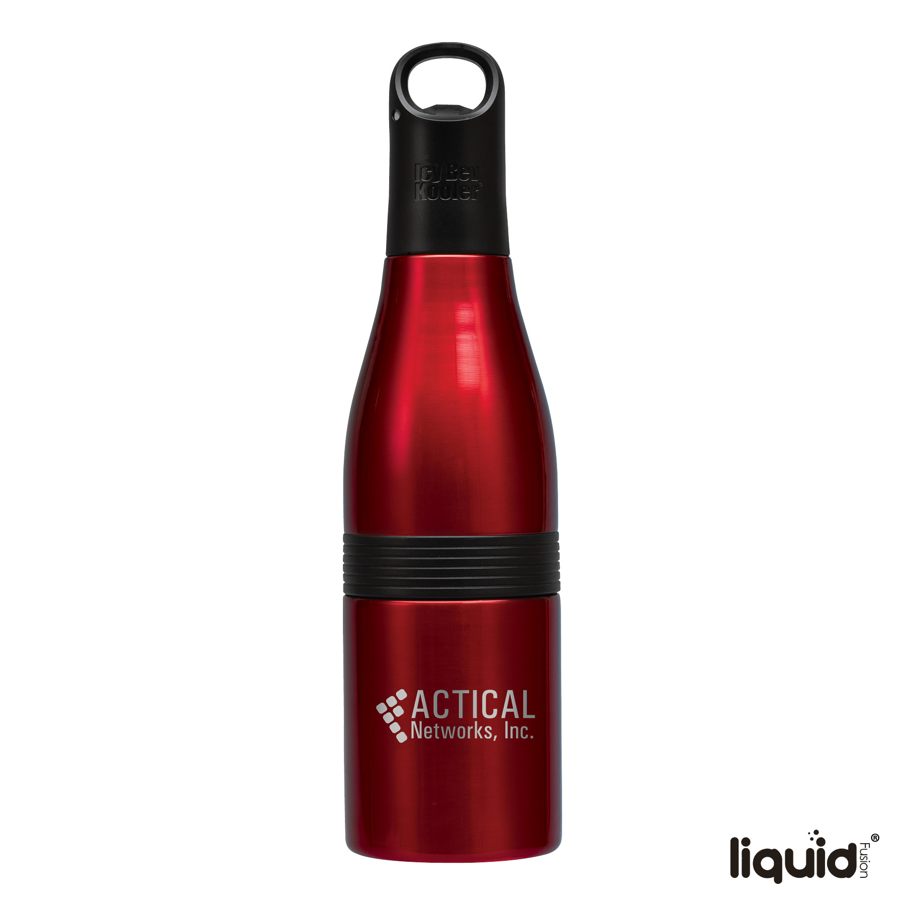 Liquid Fusion® Icy Bev Kooler® 22 oz. 3-In-1 Double Wall Stainless Steel Bottle 19