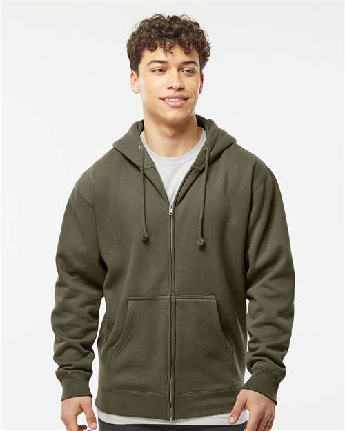 Unisex Heavyweight Full-Zip Hooded Sweatshirt - IND4000Z 34