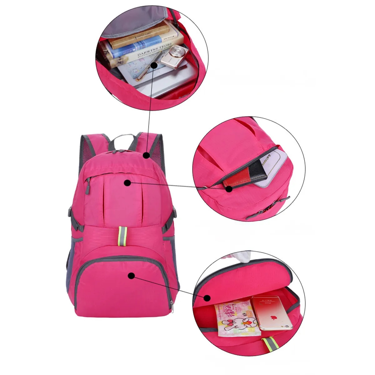 20L Lightweight Hiking Backpack Foldable Travel Bag 5