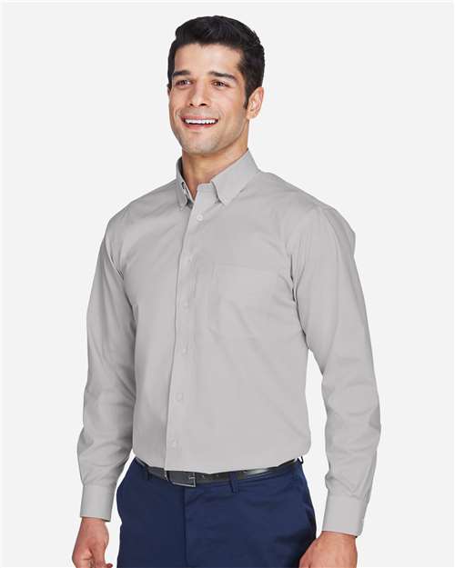 Men's Crown Collection® Broadcloth Woven Dress Shirt - D620 42