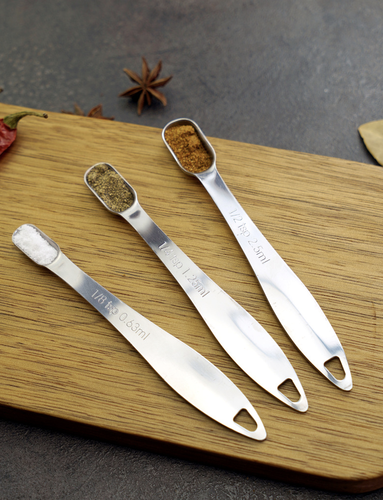 Stainless Steel Measuring Spoons Set 8