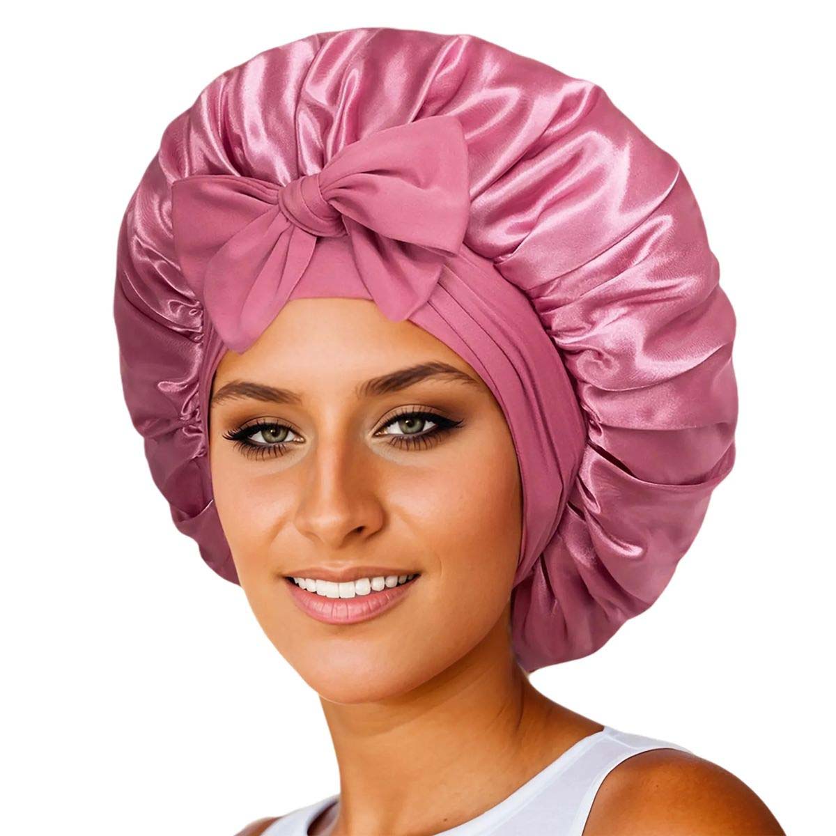 Hair Care Satin Cap for Sleeping Comfort 26