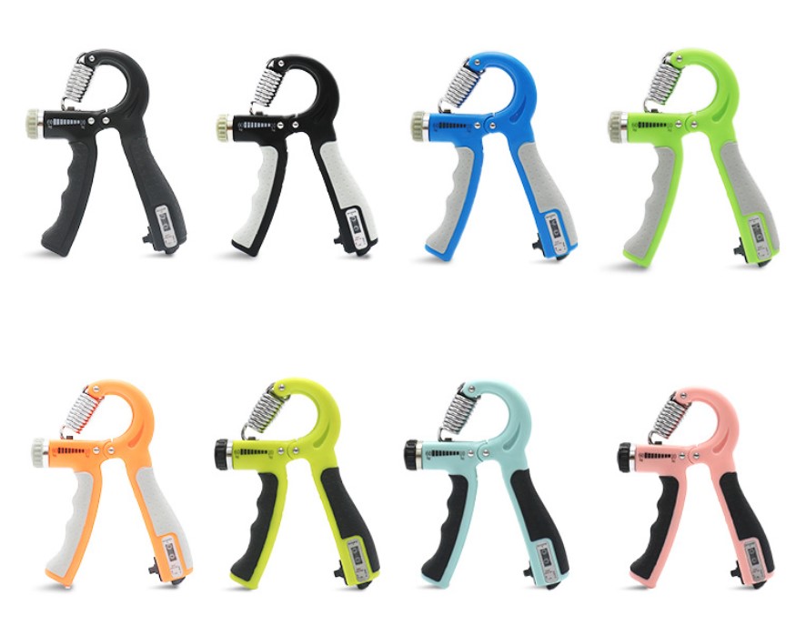 Grip strength device fitness electronic counting silicone 1