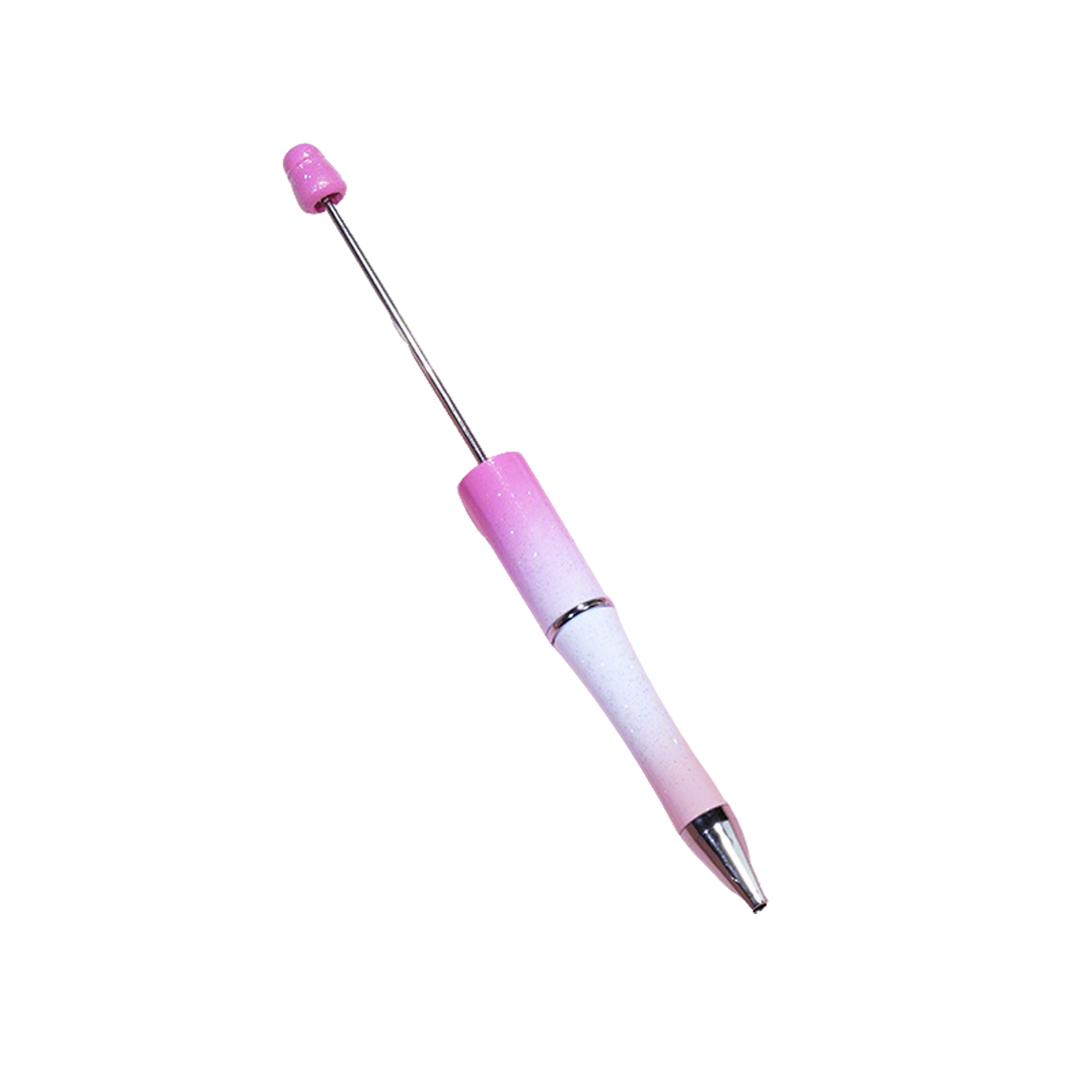 Plastic Metal Creative Ballpoint Pen For Do It Yourself Bead Attachment 19