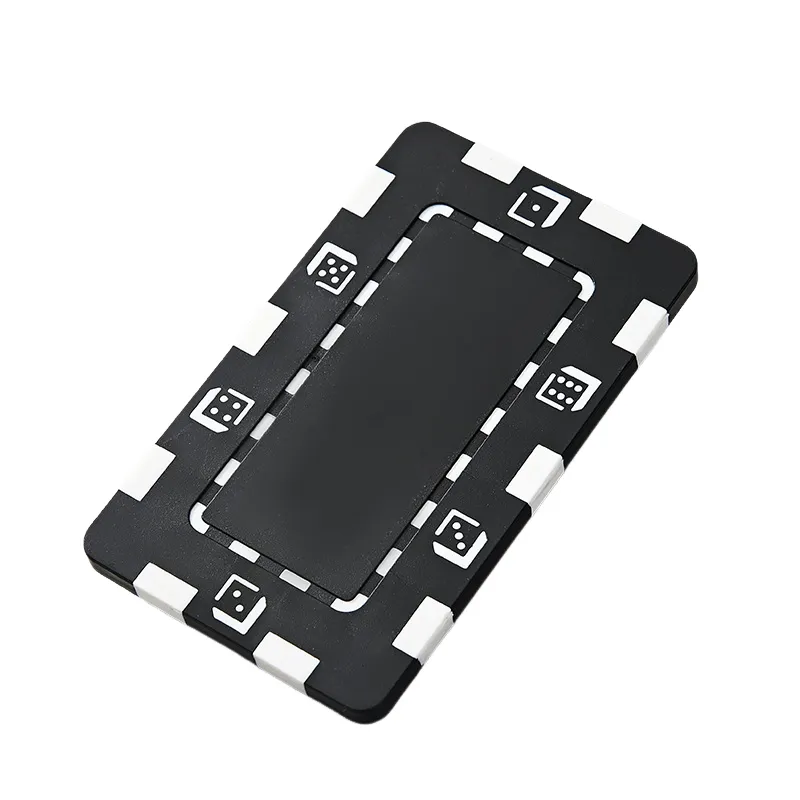 Rectangular Poker Chip 1.77x2.95 Inch Durable ABS Design 8