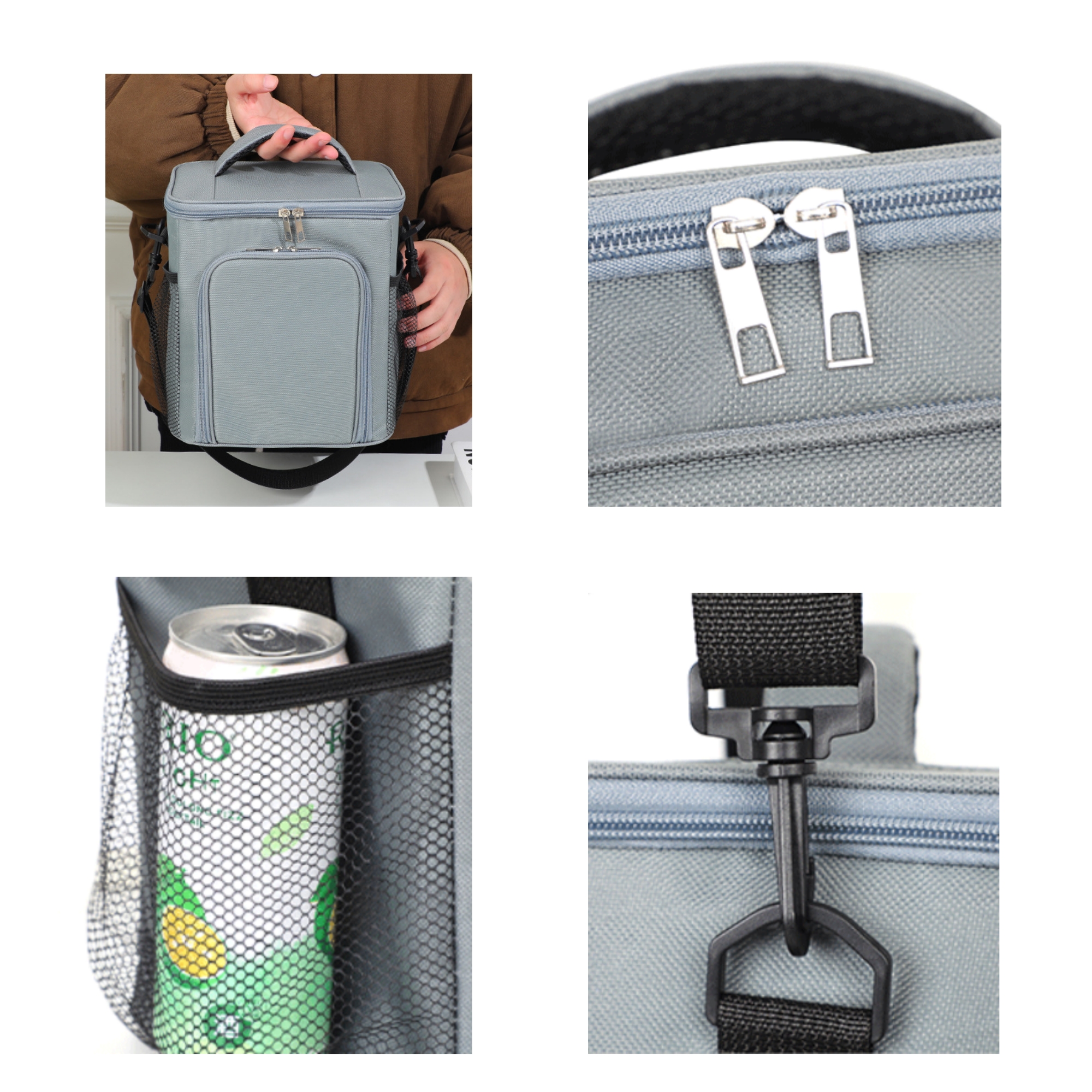 Dual-Layer Insulated Tote Bag Square Cooler MOQ50 6
