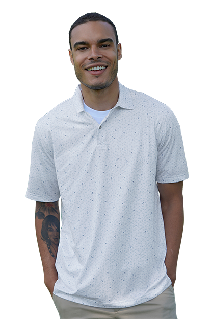 Scattered Shark Tail Polo 1