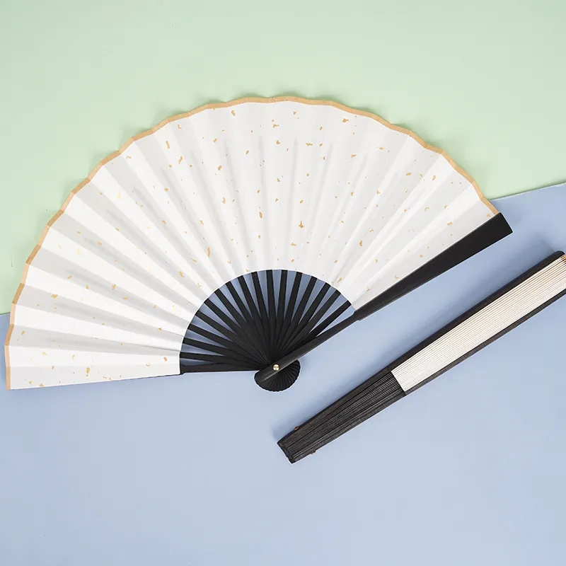 Disposable Paper Bamboo Fan 3