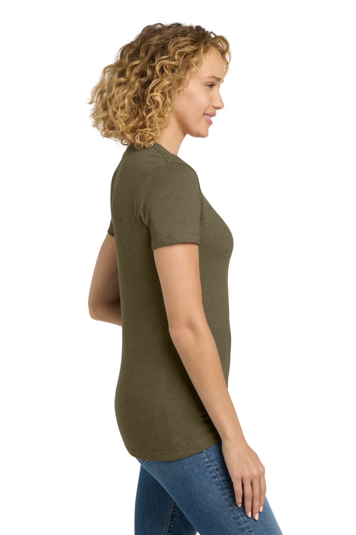 Next Level Apparel Women's CVC Tee. NL6610 135