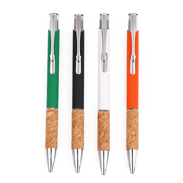 Softy Metal Pen with Natural Cork Grip 7