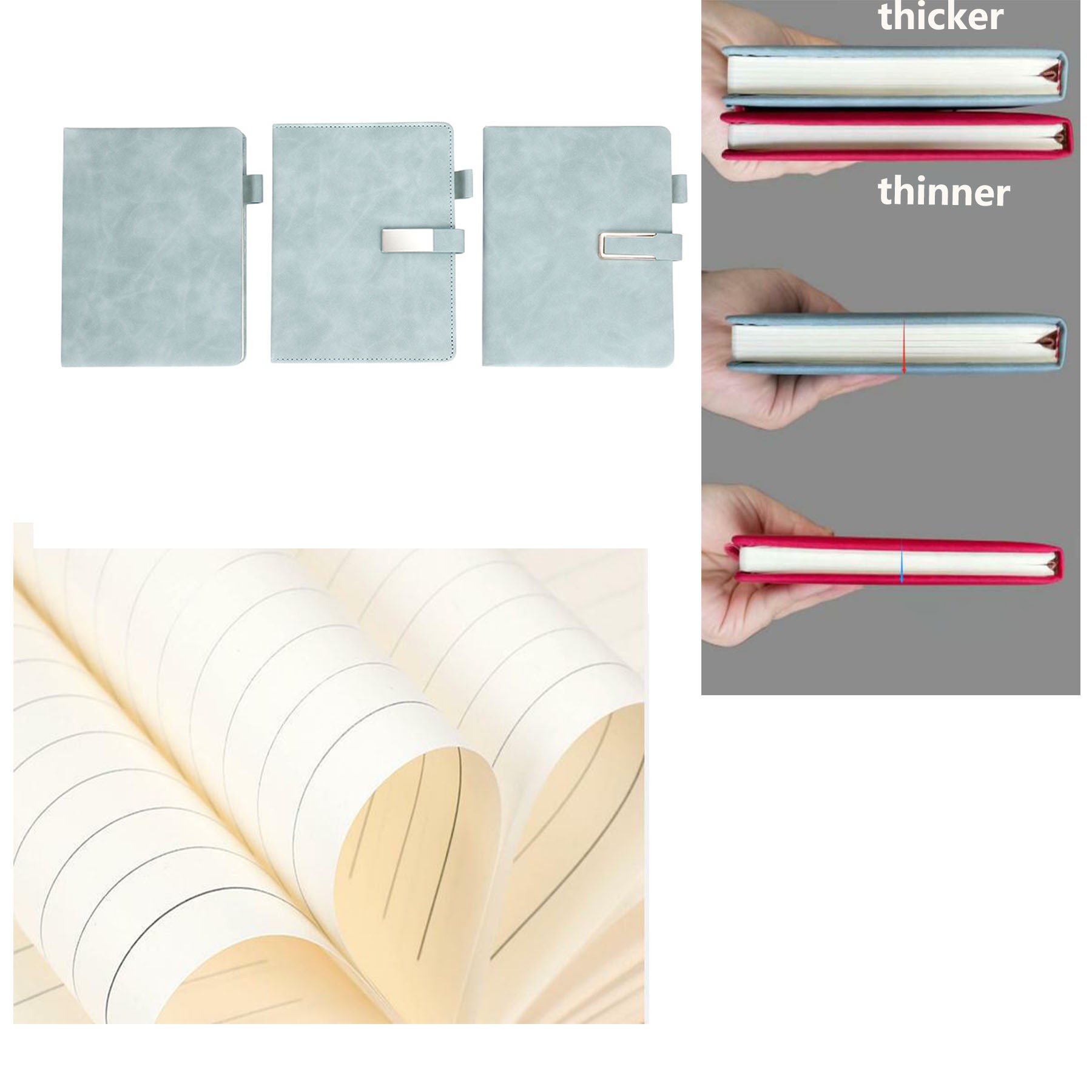 Square Buckle Notebook 3