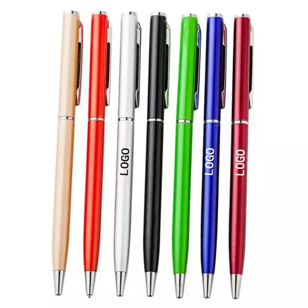 Promotional Slim Metal Hotel Pens 9