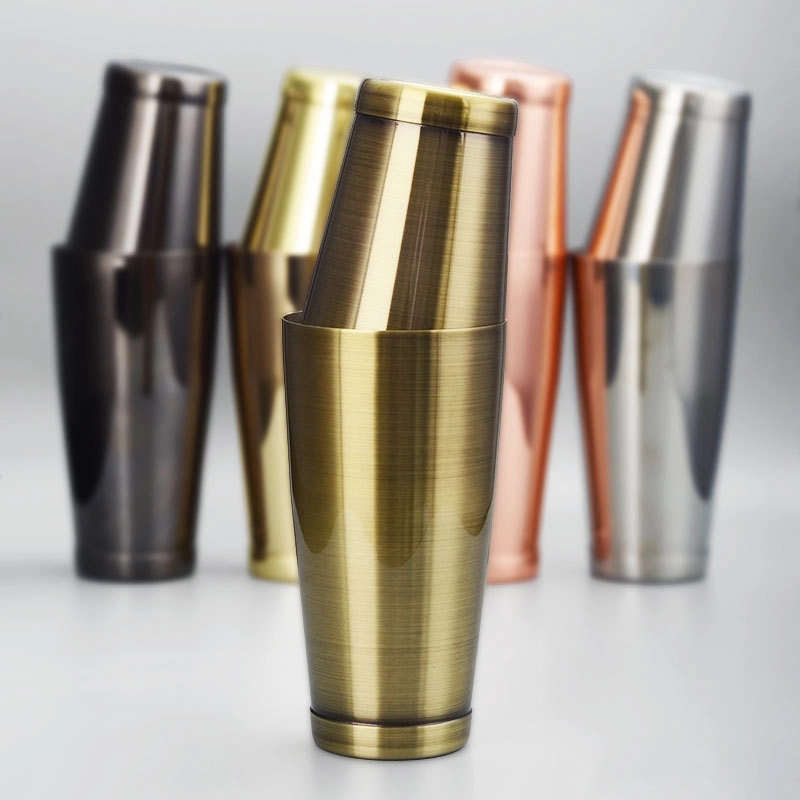 Custom Stainless Steel Cocktail Boston Shaker Set 2